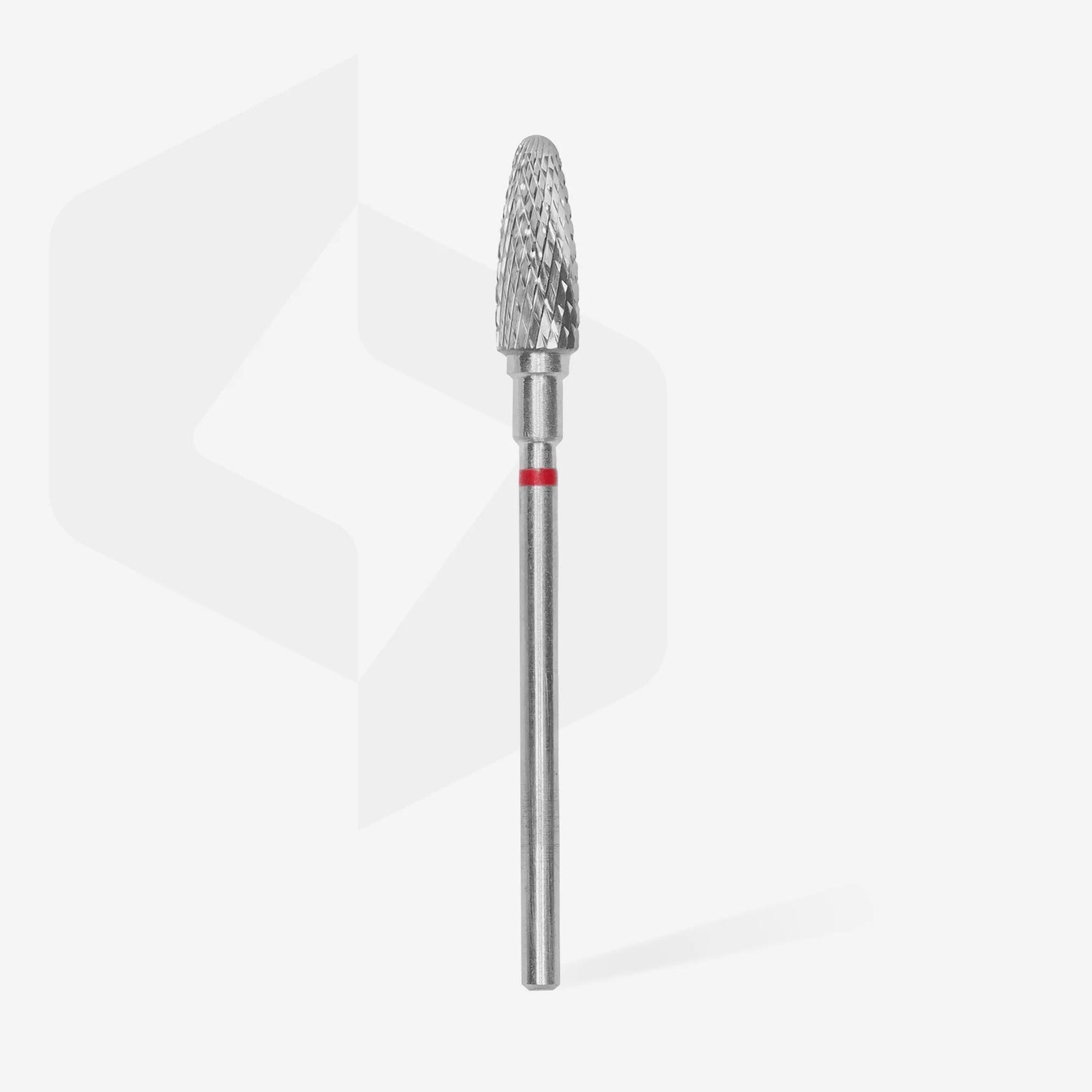 STALEKS PRO EXPERT CARBIDE NAIL DRILL BIT CORN RED HEAD DIAMETER 5 MM WORKING PART 13 MM FT90R050/13