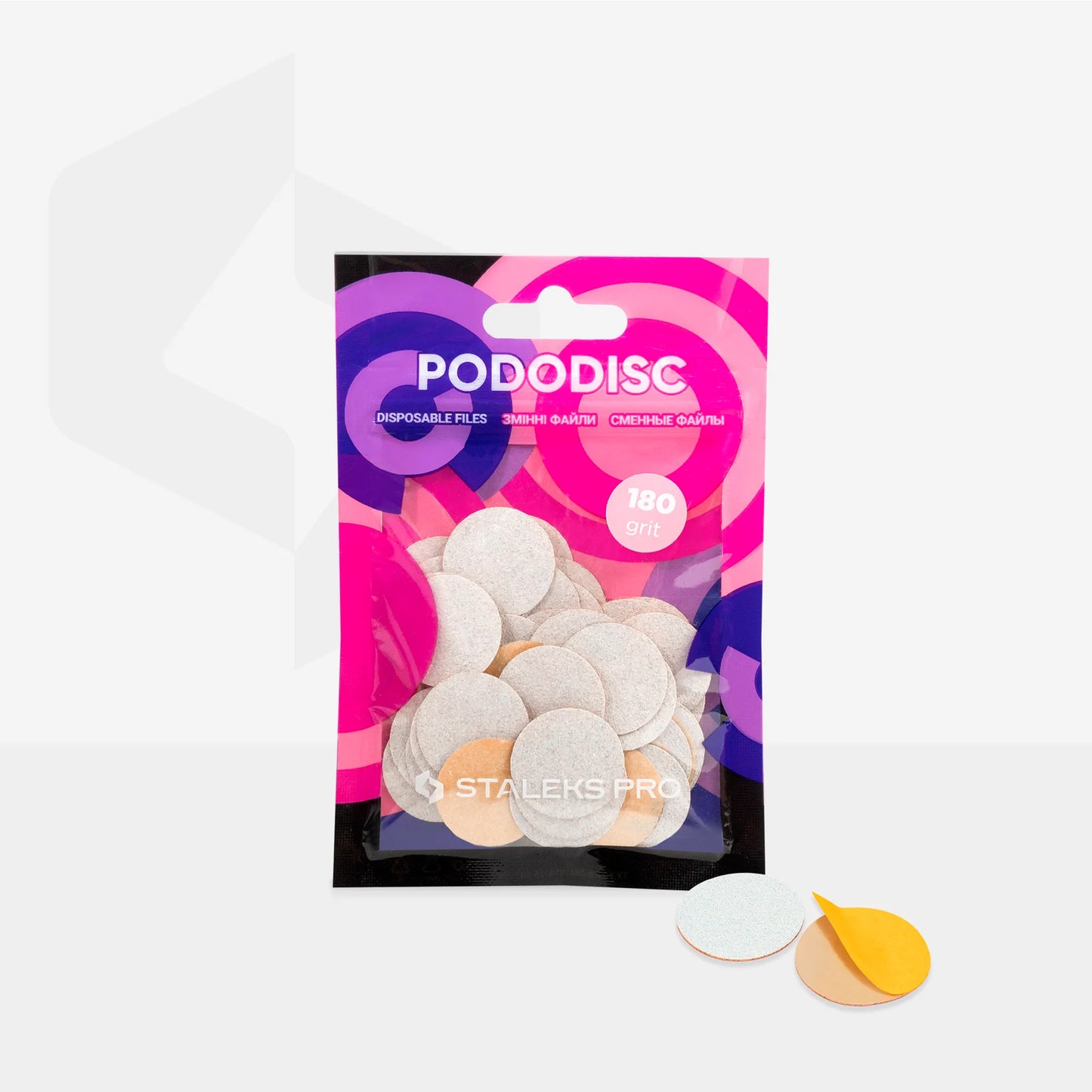 STALEKS PRO M WHITE PODODISC REFILL PADS FOR PEDICURE 50 PC PDF-20