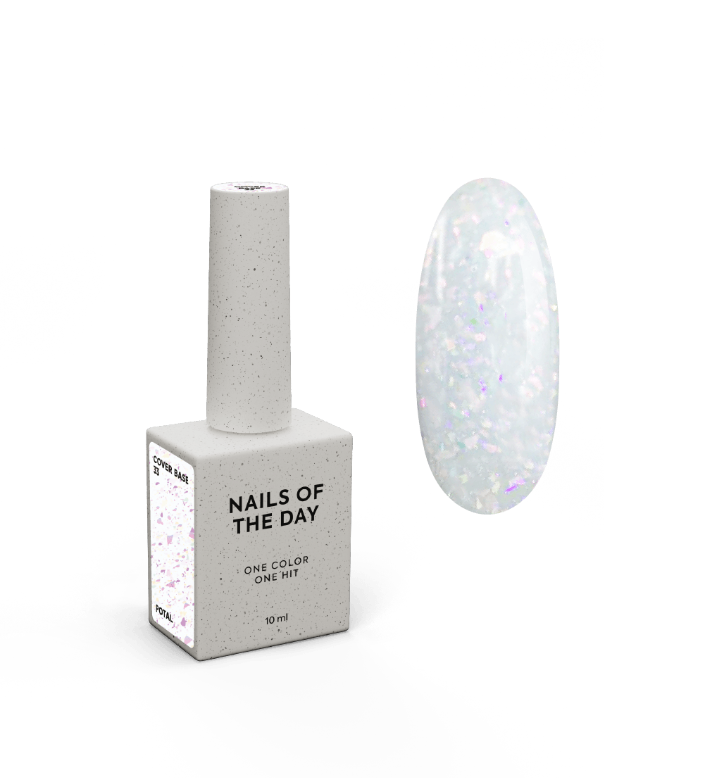 NAILSOFTHEDAY Cover base 33 Potal, 10 ml