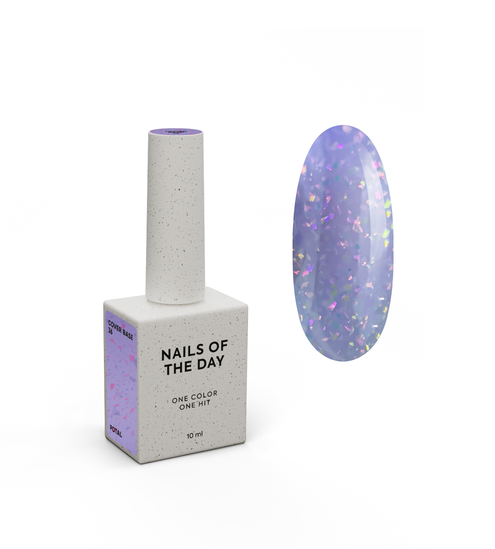NAILSOFTHEDAY Cover base 36 Potal, 10 ml