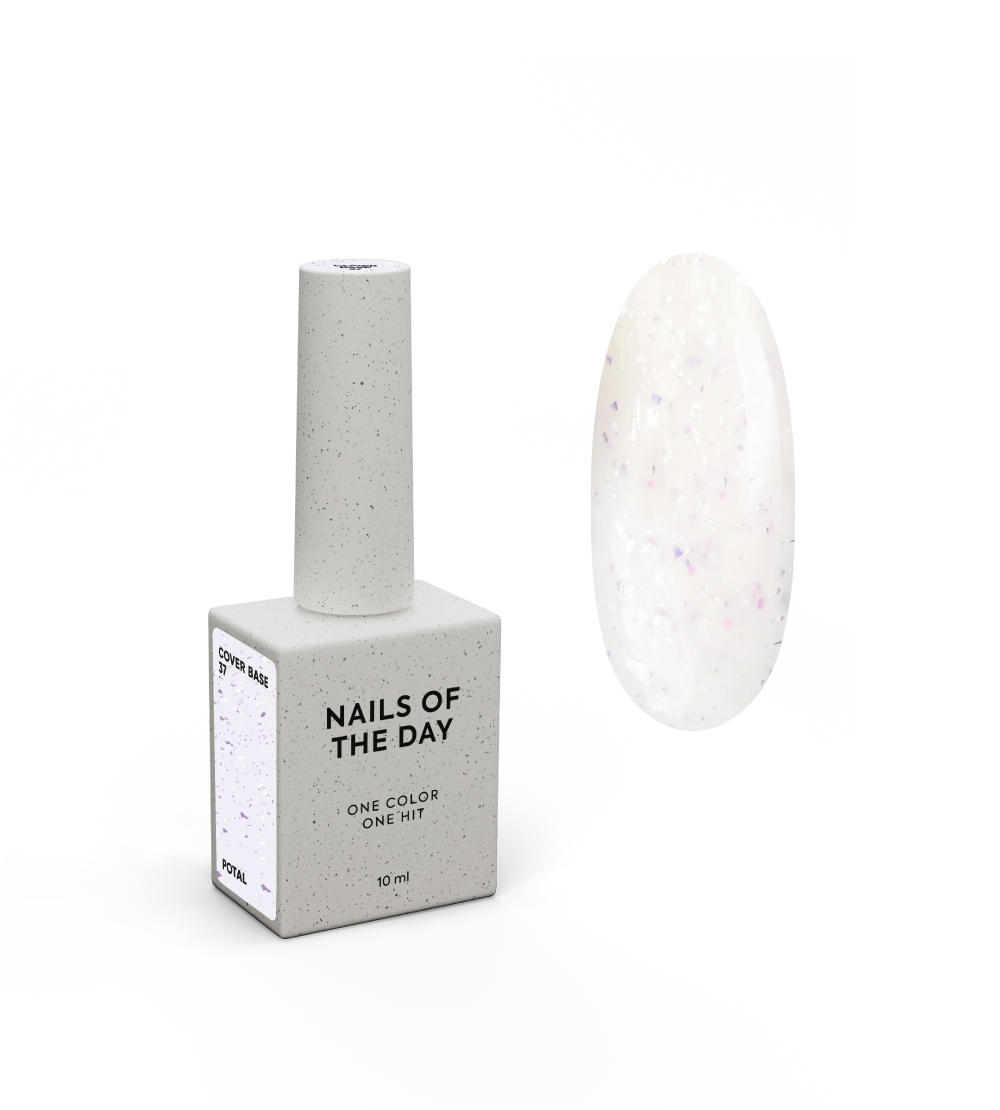 NAILSOFTHEDAY Cover base 37 Potal, 10 ml