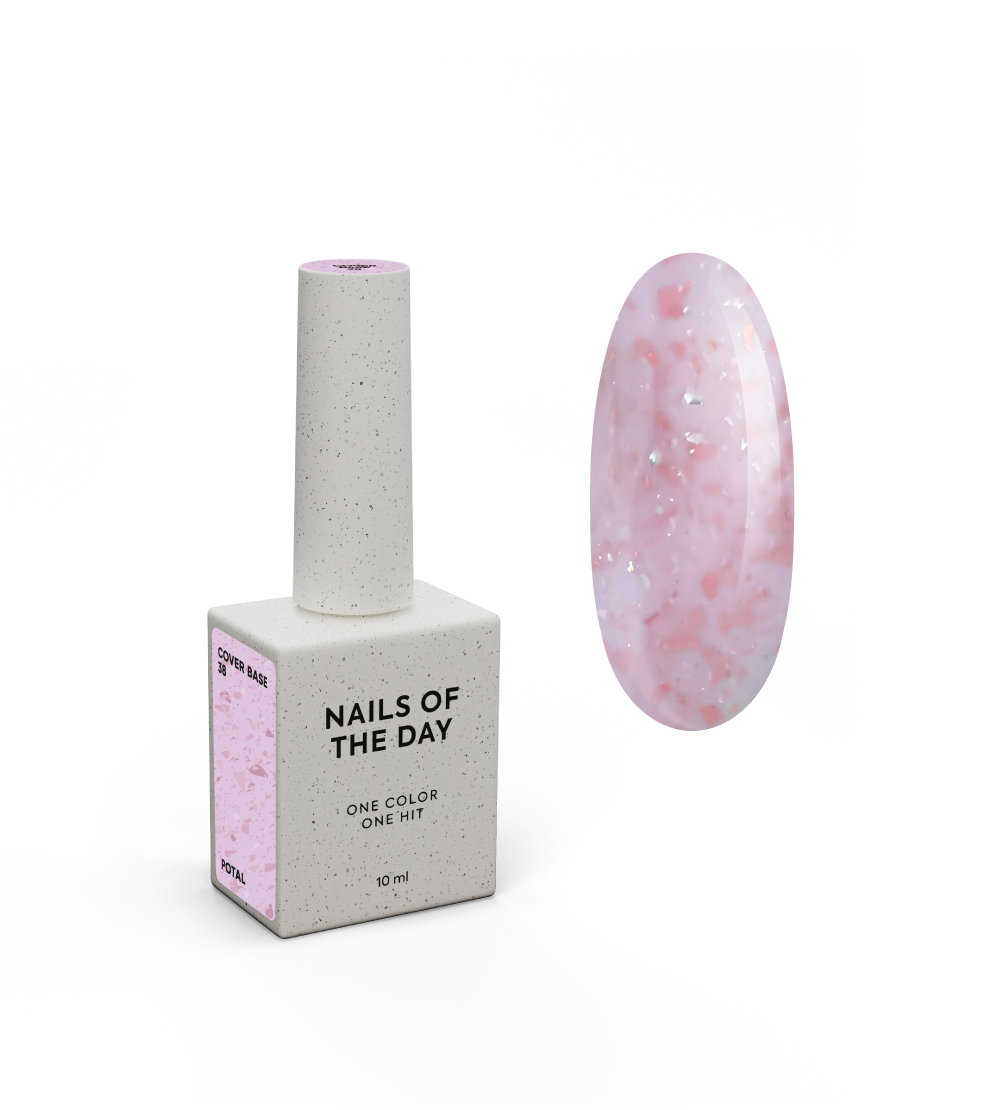 NAILSOFTHEDAY Cover base 38 Potal, 10 ml