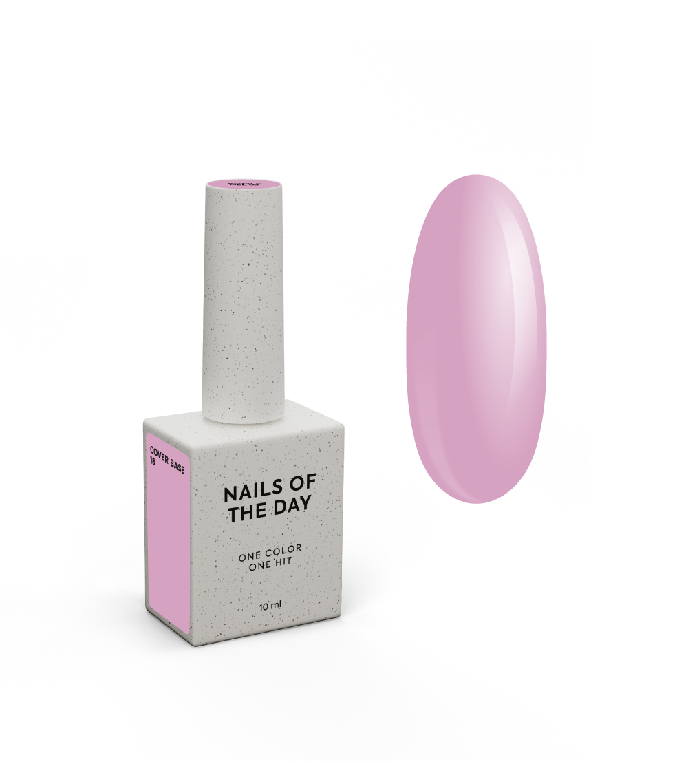 NAILSOFTHEDAY Cover base 18, 10 ml