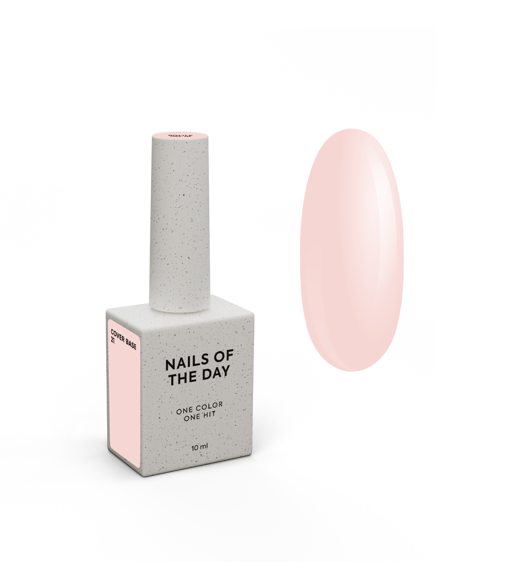 NAILSOFTHEDAY Cover base 21, 10 ml