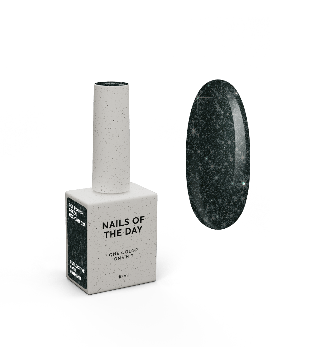 NAILSOFTHEDAY NAILSOFTHENIGHT Gel Polish Green Mexican-327 10 ml