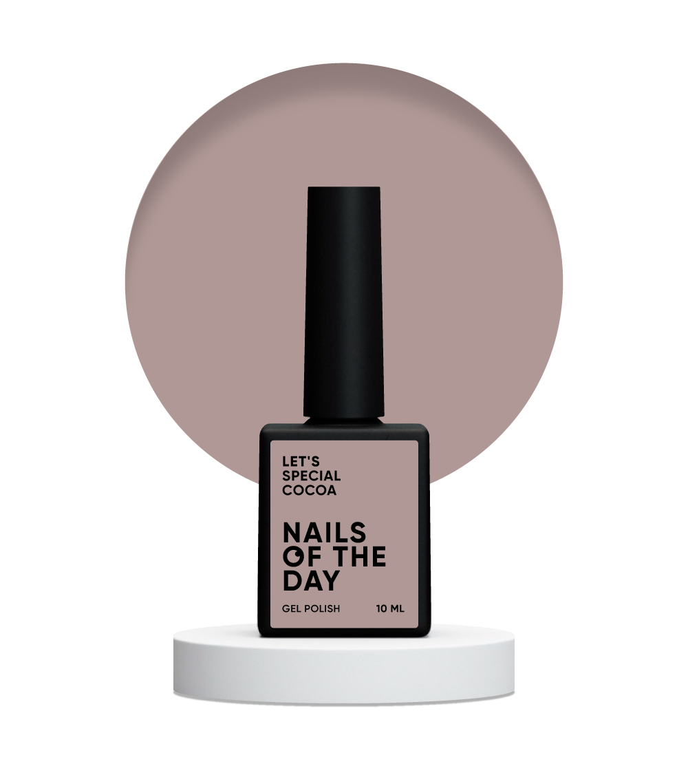 NAILSOFTHEDAY Gel Polish Cocoa-077, 10 ml — bottle