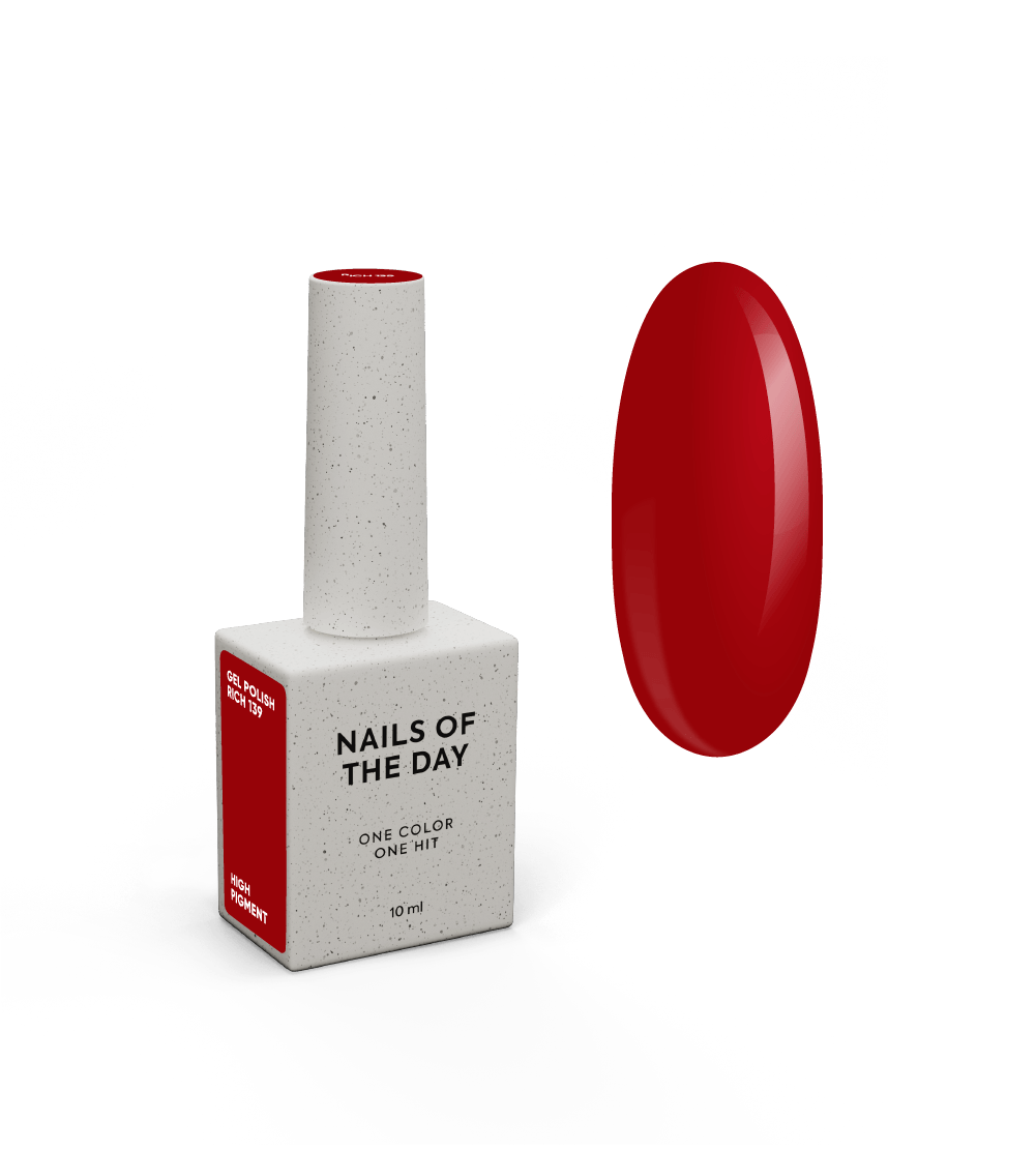 NAILSOFTHEDAY Gel polish Rich-139, 10 ml