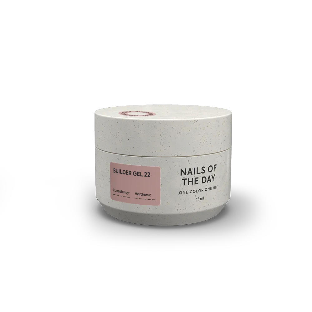 Nailsoftheday Builder Gel #22 Nude Gel, 15 ml
