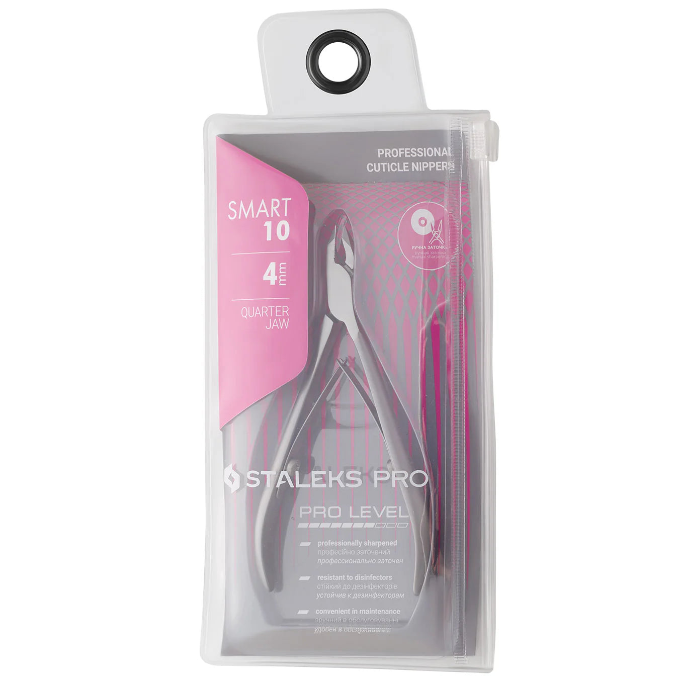 STALEKS PRO SMART 10 PROFESSIONAL CUTICLE NIPPERS 4 MM NS-10-4
