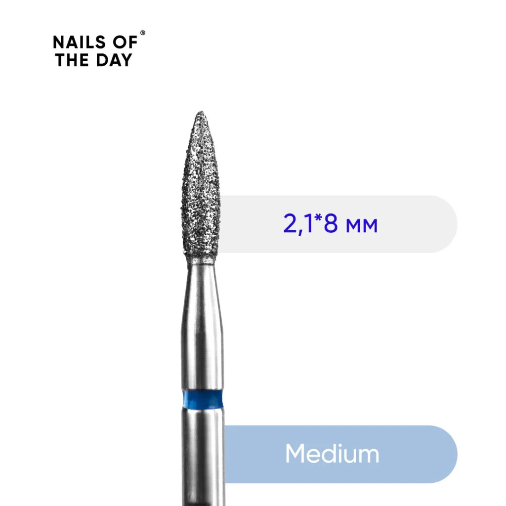 Nailsoftheday Flame cutter — diamond cutter flame, 2.1*8 mm