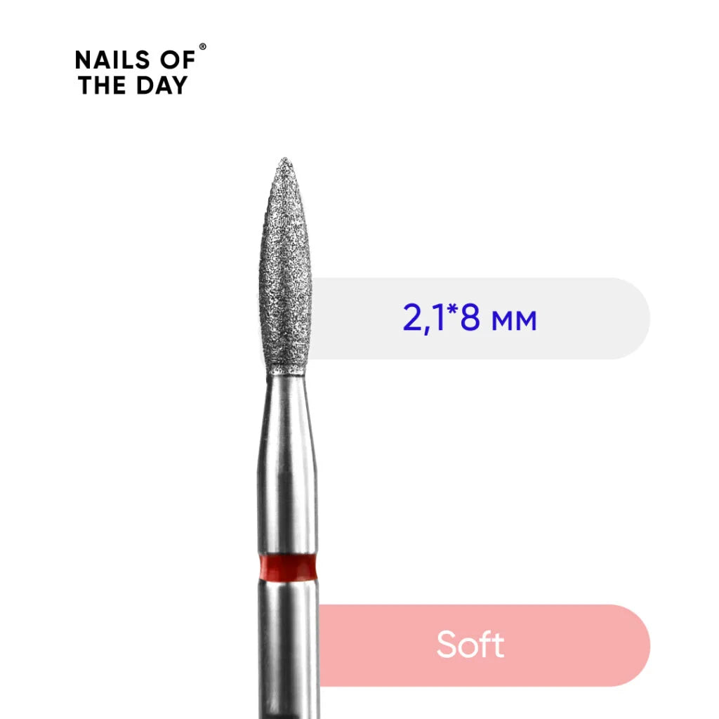 Nailsoftheday Flame cutter — diamond cutter flame, 2.1*8 mm