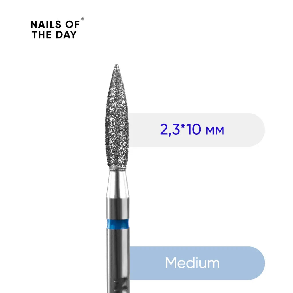 Nailsoftheday Flame cutter — diamond cutter flame, 2.3*10 mm