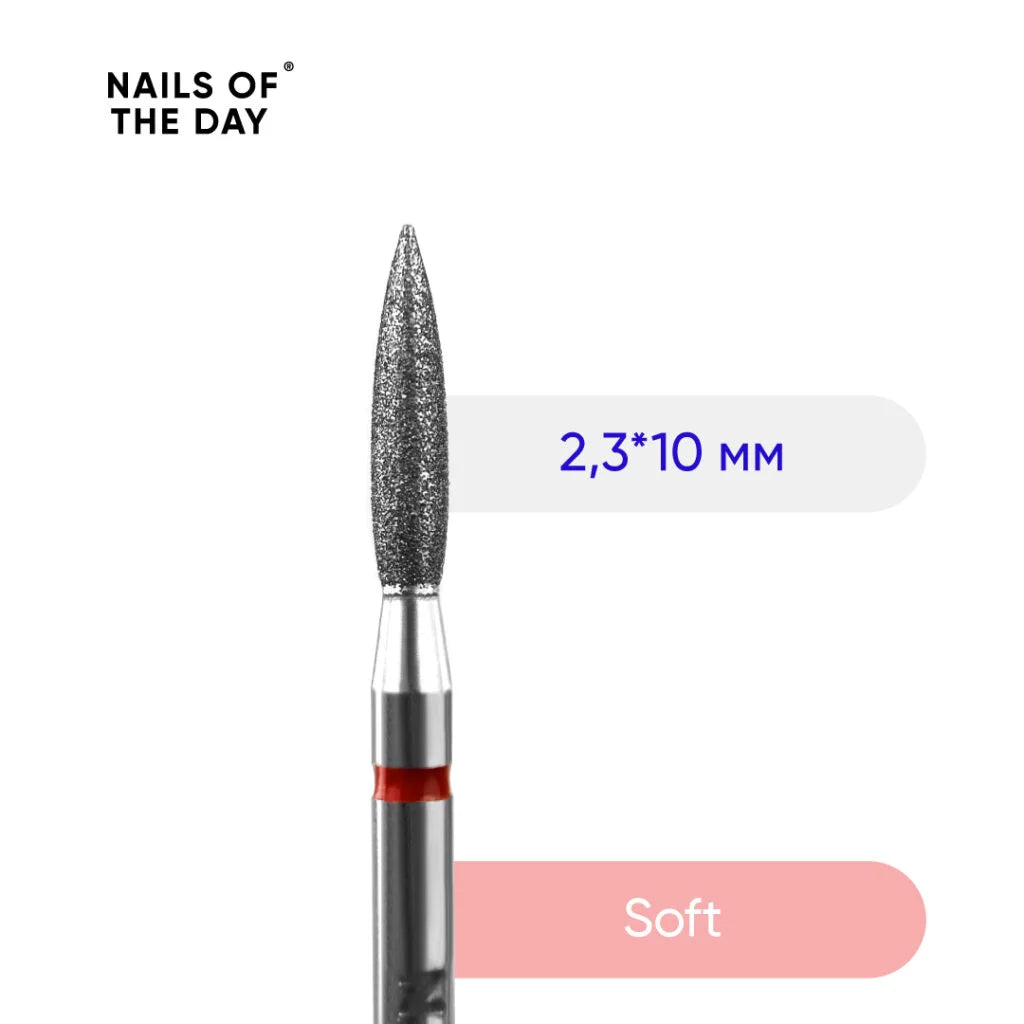 Nailsoftheday Flame cutter — diamond cutter flame, 2.3*10 mm