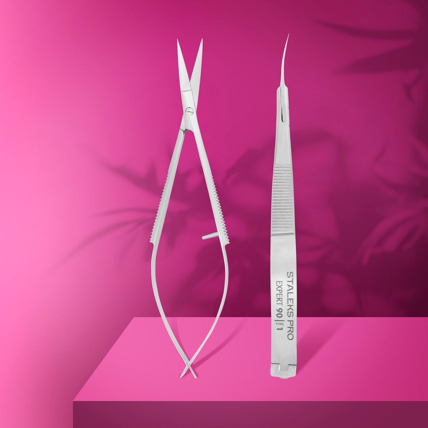 STALEKS EXPERT 90 TYPE 1 Professional Cuticle Micro Scissors, SE-90/1