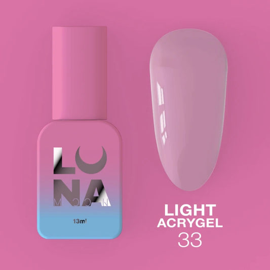 LUNAmoon Liquid Gel Light Acrygel #33