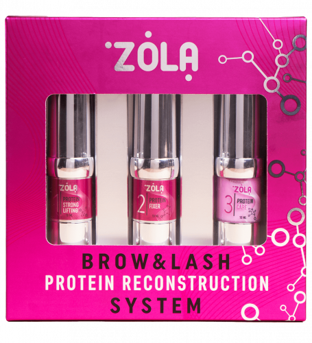 ZOLA LAMINATING SET NEW BROW&LASH PROTEIN RECONSTRUCTION SYSTEM