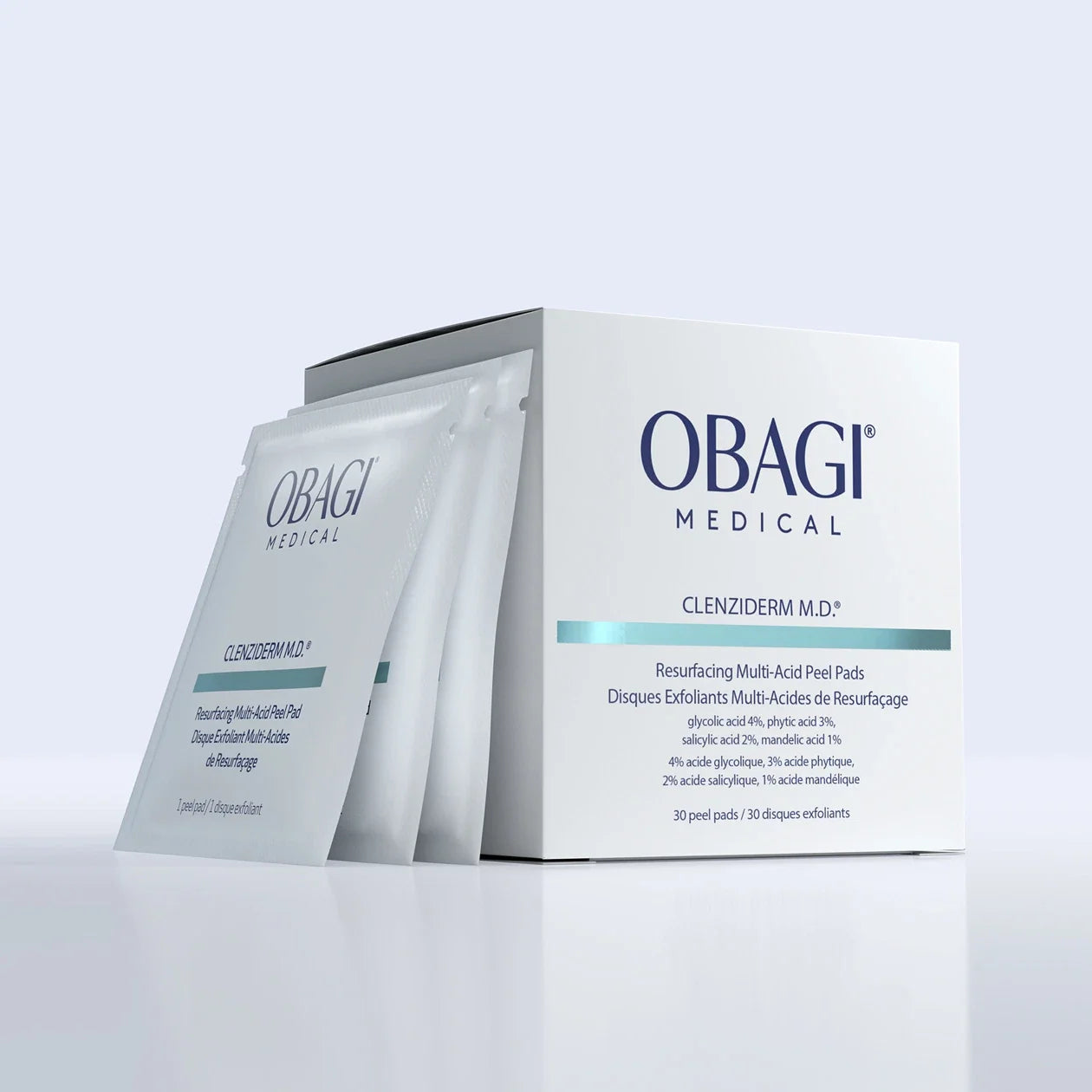 OBAGI CLENZIDERM M.D. Resurfacing Multi-Acid Peel Pads