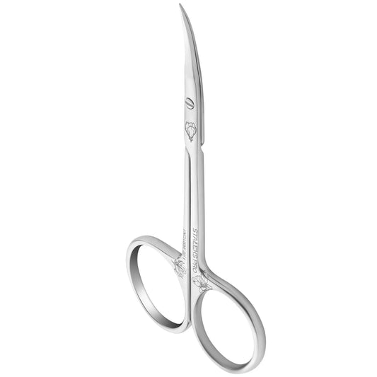 STALEKS PRO EXCLUSIVE 22 TYPE 1 PROFESSIONAL CUTICLE SCISSORS ELONGATED HANDLES MAGNOLIA SX-22/1M