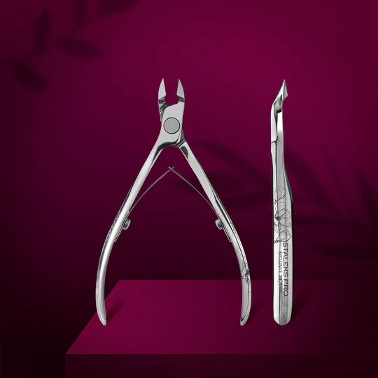 STALEKS PRO EXCLUSIVE 20 PROFESSIONAL CUTICLE NIPPERS 8 MM MAGNOLIA NX-20-8M