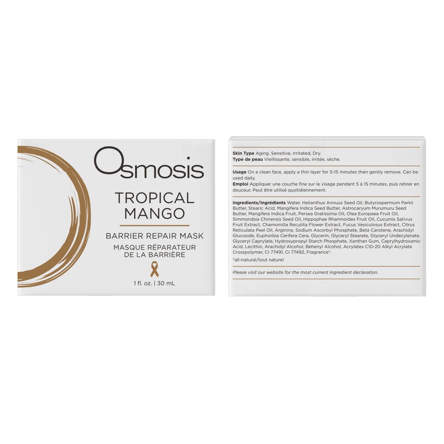 Osmosis TROPICAL MANGO Barrier Repair Mask