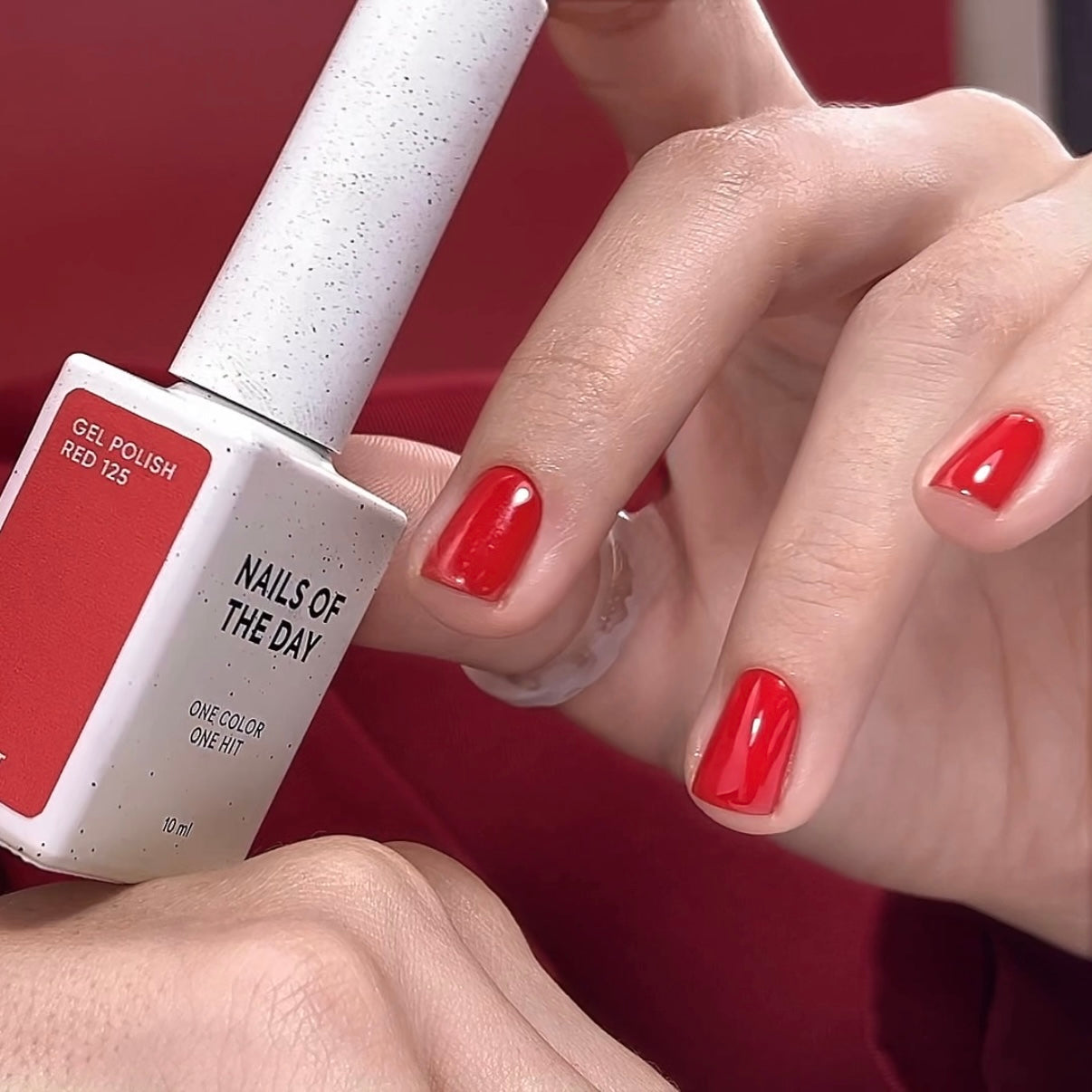 NAILSOFTHEDAY Gel Polish Red-125, 10 ml