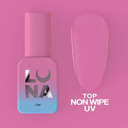 LUNAmoon Top for Gel Polish without a sticky layer with a UV filter Top Non Wipe UV