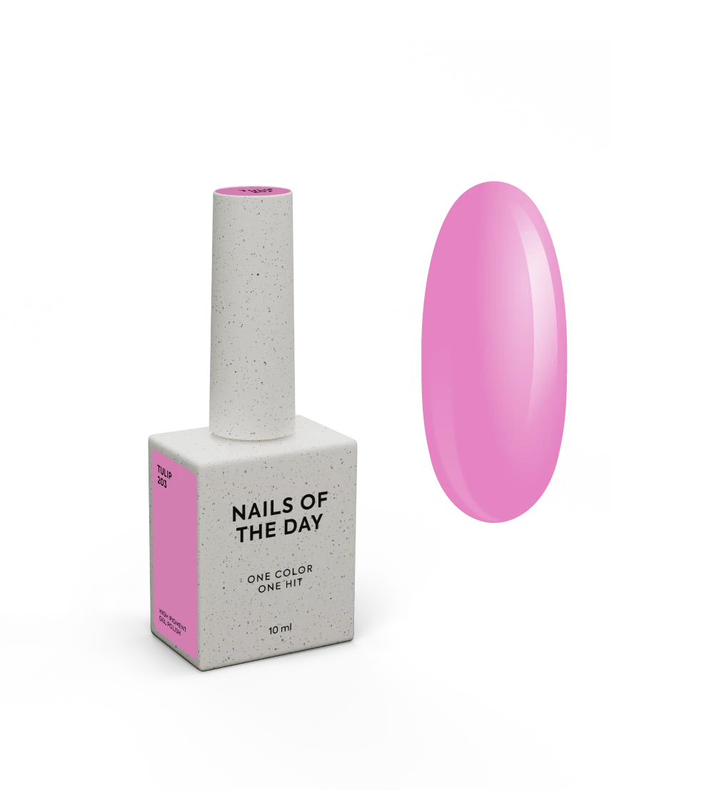 NAILSOFTHEDAY Gel polish Tulip-203, 10 ml — bottle