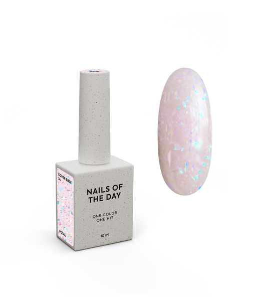 NAILSOFTHEDAY Cover base 34 Potal, 10 ml