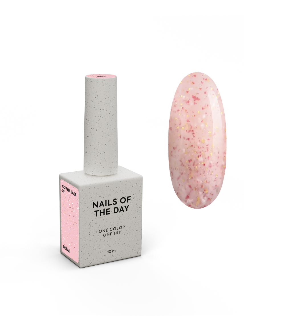 NAILSOFTHEDAY Cover base 39 Potal, 10 ml