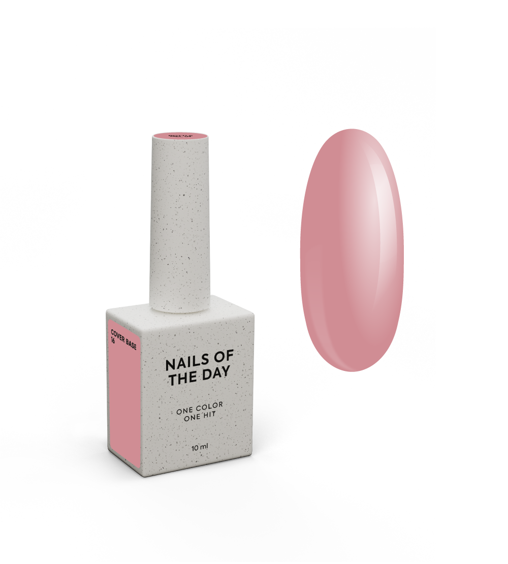 NAILSOFTHEDAY Cover base 16, 10 ml