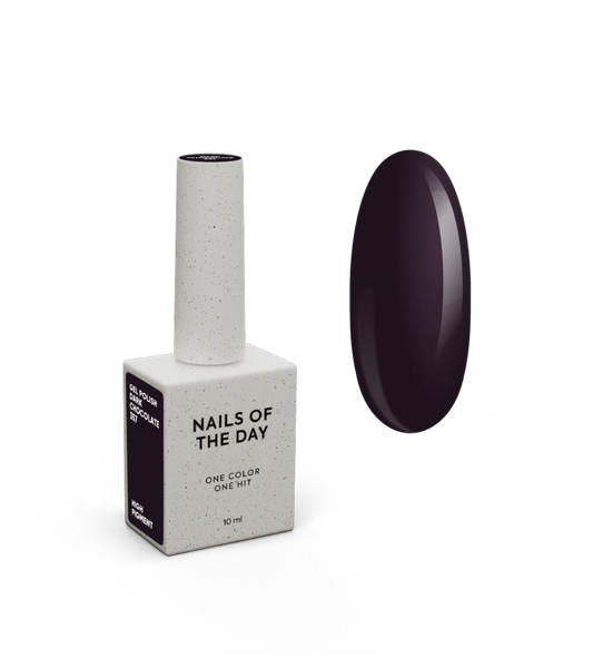 NAILSOFTHEDAY Gel Polish Dark Chocolate-357, 10 ml