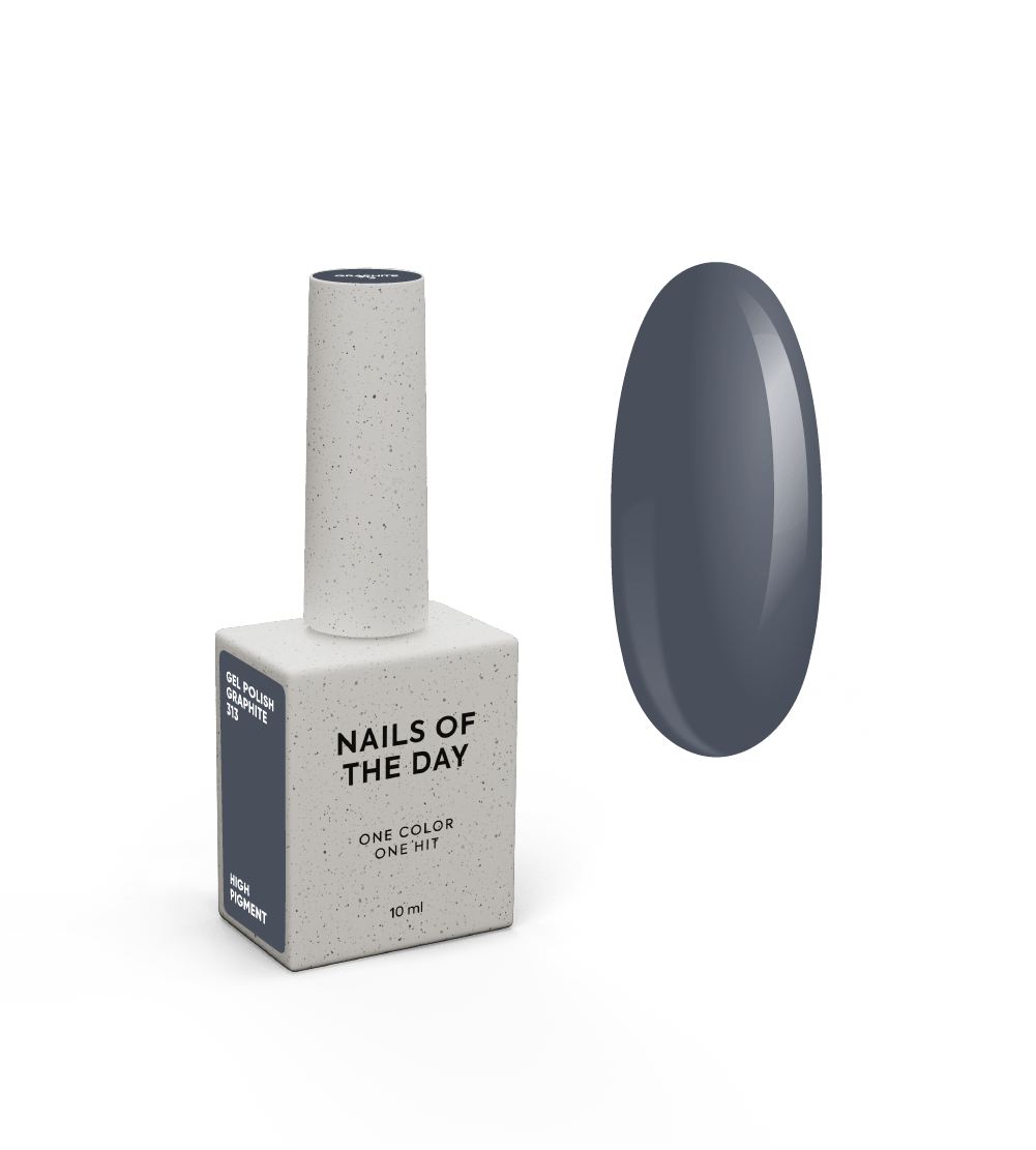 NAILSOFTHEDAY Gel Polish Let's special Graphite-313, 10 ml