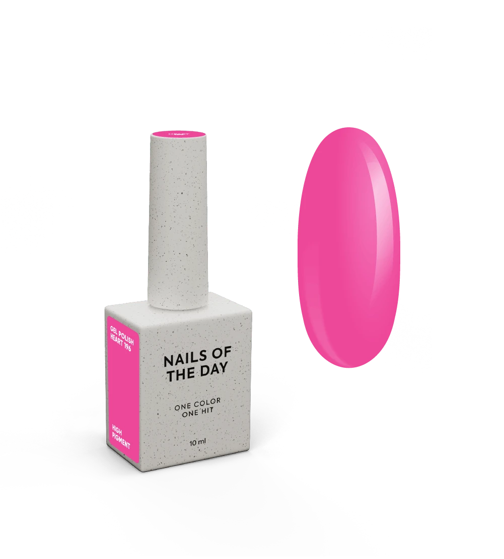 NAILSOFTHEDAY Gel Polish Heart-196, 10 ml