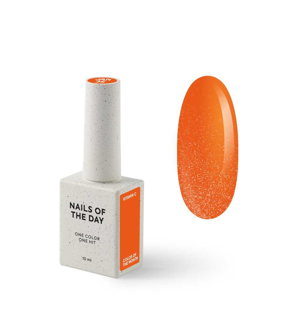 NAILSOFTHEDAY Color of the month Jan.(Vitamin C), 10 ml