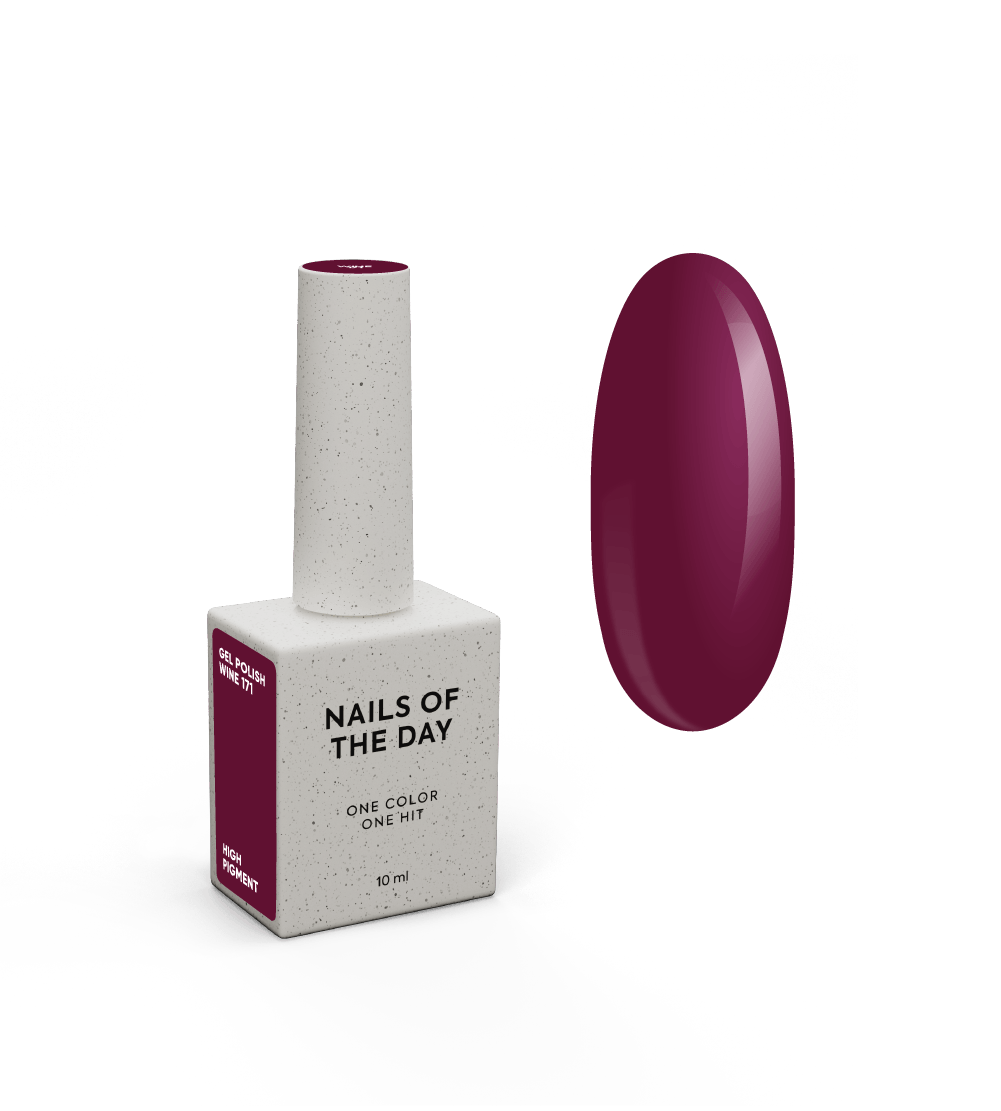 NAILSOFTHEDAY Gel polish Wine-171, 10 ml