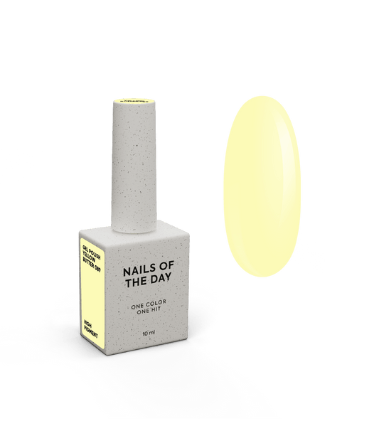 NAILSOFTHEDAY Gel Polish Yellow Butter-089, 10 ml