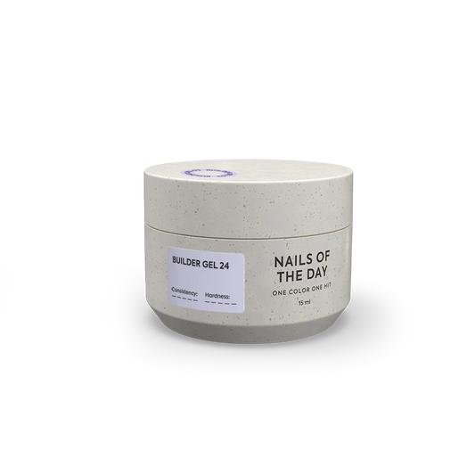 Nailsoftheday Builder Gel #24 Milky with Pink Veil Gel, 15 ml
