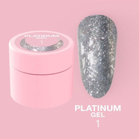 LUNAmoon Glitter Platinum Gel No. 1 (5 ml)